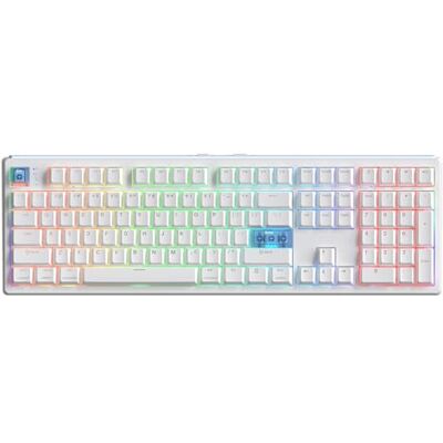 EPOMAKER HE108 Tastiera Wireless da Gioco, 8K Polling & 10000mAh, SOCD & DKS, Full-Sized Hall Effect Keyboard with Rapid Triggering, Custom Driver, RGB Backlit, PBT Keycap (Bianco, Creamy Jade HE) EPOMAKER HE108 Tastiera Wireless da Gioco, 8K Polling & 10000mAh, SOCD & DKS, Full-Sized Hall Effect Keyboard with Rapid Triggering, Custom Driver, RGB Backlit, PBT Keycap (Bianco, Creamy Jade HE)