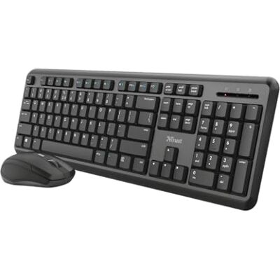 Trust ODY tastiera RF Wireless Tedesco Nero Trust ODY tastiera RF Wireless Tedesco Nero