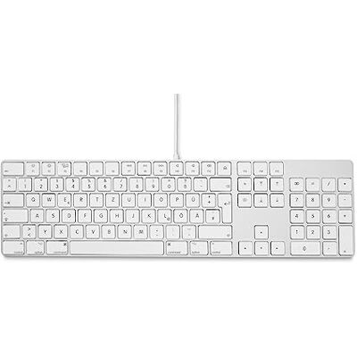 LMP Tastiera Tedesca DE (QWERTZ) USB-C con tastierino numerico, Copertura Superiore in Alluminio e 1 Porta USB-C Argento Compatibile con Mac e iPad LMP Tastiera Tedesca DE (QWERTZ) USB-C con tastierino numerico, Copertura Superiore in Alluminio e 1 Porta USB-C Argento Compatibile con Mac e iPad