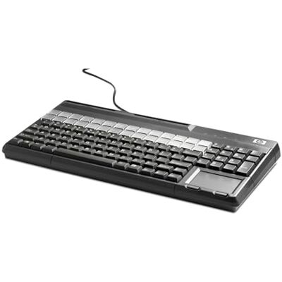 HP USB POS Keyboard with Magnetic Stripe Reader USB QWERTY Nero HP USB POS Keyboard with Magnetic Stripe Reader USB QWERTY Nero