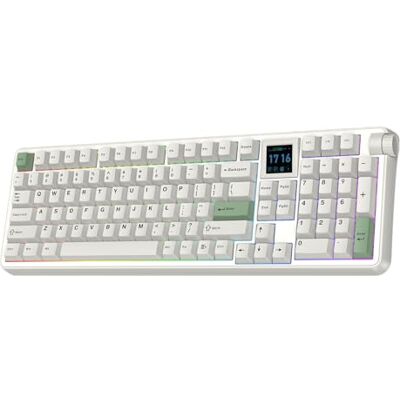 EPOMAKER RT100 PRO Tastiera Meccanica Wireless con Schermo e Manopola, RGB EPOMAKER RT100 PRO Tastiera Meccanica Wireless con Schermo e Manopola, RGB