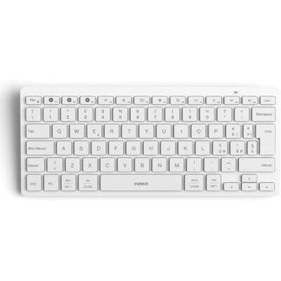 Inateck Tastiera iPad Bluetooth Ultrasottile 3 Canali, Design Ergonomico Tasti grandi, compatibile con iPad, Windows, Android, iOS e sistemi principali, QWERTY Layout, Bianco Inateck Tastiera iPad Bluetooth Ultrasottile 3 Canali, Design Ergonomico Tasti grandi, compatibile con iPad, Windows, Android, iOS e sistemi principali, QWERTY Layout, Bianco