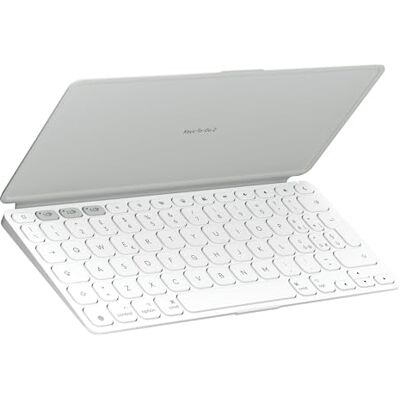 Logitech Keys-To-Go 2, tastiera Bluetooth portatile per tablet con coperchio integrato, wireless sottile e compatta per Windows, Android, Linux, iPad, iPhone, Mac, Apple TV, QWERTY ITA, Grigio chiaro Logitech Keys-To-Go 2, tastiera Bluetooth portatile per tablet con coperchio integrato, wireless sottile e compatta per Windows, Android, Linux, iPad, iPhone, Mac, Apple TV, QWERTY ITA, Grigio chiaro