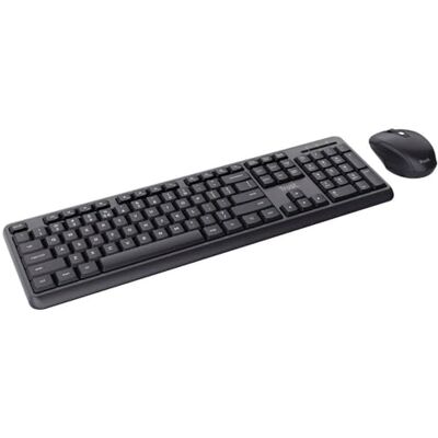 Trust TKM-350 Tastatur und Maus Set, kabellos, Deutsches QWERTZ-Layout, Flüssigkeitsgeschützt Trust TKM-350 Tastatur und Maus Set, kabellos, Deutsches QWERTZ-Layout, Flüssigkeitsgeschützt
