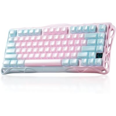 GravaStar Mercury K1 Lite Tastiera Meccanica Gaming Wireless-Lumen Rose GravaStar Mercury K1 Lite Tastiera Meccanica Gaming Wireless-Lumen Rose