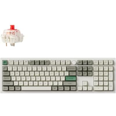 Keychron Q6 Max QMK/VIA Tastiera Meccanica Cablata Bluetooth Wireless /2.4 GHz/USB-C, Manopola programmabile RGB LED Hot-Swappable Gateron Red Switch per Mac Windows Linux Bianco Keychron Q6 Max QMK/VIA Tastiera Meccanica Cablata Bluetooth Wireless /2.4 GHz/USB-C, Manopola programmabile RGB LED Hot-Swappable Gateron Red Switch per Mac Windows Linux Bianco