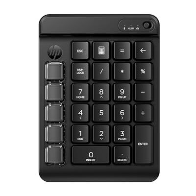 HP 430 Tastierino Programmabile Wireless, Connessione Bluetooth 5.3, 50 Milioni di Pressioni Garantite, Compatibile con Windows 10, 11, macOS e ChromeOS, Nero HP 430 Tastierino Programmabile Wireless, Connessione Bluetooth 5.3, 50 Milioni di Pressioni Garantite, Compatibile con Windows 10, 11, macOS e ChromeOS, Nero