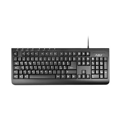 adj Pure Keyboard USB Nera Cablata USB, Layout Italiano QWERTY per PC/Laptop/Notebook/Windows, 113 Tasti, Ergonomico, Nero adj Pure Keyboard USB Nera Cablata USB, Layout Italiano QWERTY per PC/Laptop/Notebook/Windows, 113 Tasti, Ergonomico, Nero