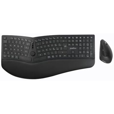 Perixx PERIDUO-614IT, Combo Ergonomico Wireless Silenzioso con Tastiera e Mouse Verticale – Poggiapolsi Regolabile – Tasti a Forbice X-Type stile Laptop – Ricaricabile – Layout IT Perixx PERIDUO-614IT, Combo Ergonomico Wireless Silenzioso con Tastiera e Mouse Verticale – Poggiapolsi Regolabile – Tasti a Forbice X-Type stile Laptop – Ricaricabile – Layout IT