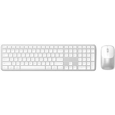 Satechi Combo Tastiera e Mouse Wireless Slim CEX3, QWERTY US, Argento Satechi Combo Tastiera e Mouse Wireless Slim CEX3, QWERTY US, Argento