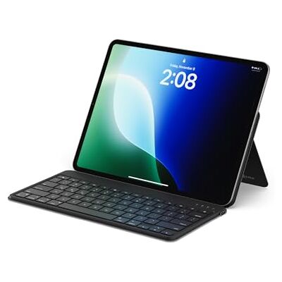 Satechi OntheGo Tastiera Wireless Bluetooth con Supporto, QWERTY US, Nero Satechi OntheGo Tastiera Wireless Bluetooth con Supporto, QWERTY US, Nero