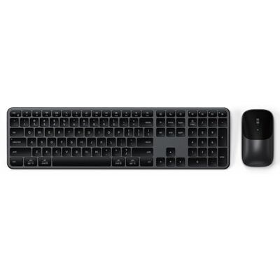 Satechi Combo Tastiera e Mouse Wireless Slim CEX3, QWERTY US, Nero Satechi Combo Tastiera e Mouse Wireless Slim CEX3, QWERTY US, Nero