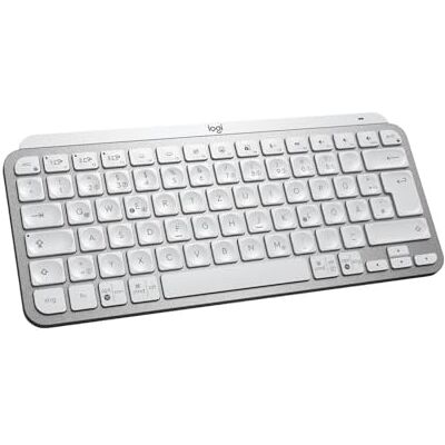 Logitech Bluetooth MXKEYS MINI WRLS ILLUMINATO KB GRIGIO PALE DEU CENTRALE Logitech Bluetooth MXKEYS MINI WRLS ILLUMINATO KB GRIGIO PALE DEU CENTRALE