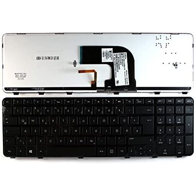 Power4Laptops Tedesco Telaio Nero Lucido Retroilluminato Nero Tastiera Sostitutiva per Portatili Compatibile con HP Pavilion DV6-7080se Power4Laptops Tedesco Telaio Nero Lucido Retroilluminato Nero Tastiera Sostitutiva per Portatili Compatibile con HP Pavilion DV6-7080se