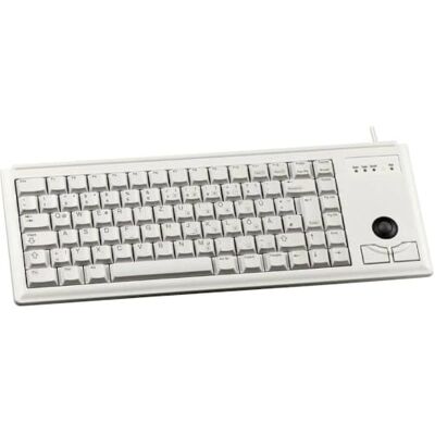 CHERRY G84-4400, Tastiera Compatta con Trackball, Layout per la Germania (QWERTZ), Cablate (Connessione USB), 2 Tasti Mouse, Switch Meccanici ML, Grigio CHERRY G84-4400, Tastiera Compatta con Trackball, Layout per la Germania (QWERTZ), Cablate (Connessione USB), 2 Tasti Mouse, Switch Meccanici ML, Grigio