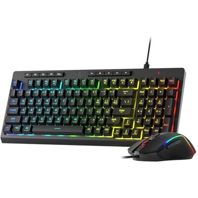 Redragon BS141 Combo Tastiera Mouse Cablata Membrana US Redragon BS141 Combo Tastiera Mouse Cablata Membrana US