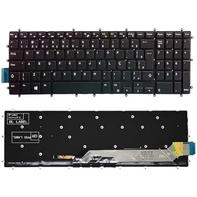 LFGOZSD Tastiera Spagnola per Latitude 3500 3590 P62F P72F P82F/G3 G5 5500(BR White Backlight) LFGOZSD Tastiera Spagnola per Latitude 3500 3590 P62F P72F P82F/G3 G5 5500(BR White Backlight)