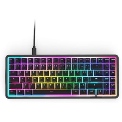 NZXT Function Elite MiniTKL Tastiera da gaming magnetica RGB – Azionamento regolabile –interruttori effetto Hall a doppia guida – attivazione rapida – polling a 8K – DE-ISO – Nero NZXT Function Elite MiniTKL Tastiera da gaming magnetica RGB – Azionamento regolabile –interruttori effetto Hall a doppia guida – attivazione rapida – polling a 8K – DE-ISO – Nero