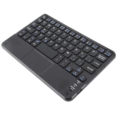 VBESTLIFE Tastiera Wireless Bluetooth Ultrasottile con Touchpad Tastiera Portatile Universale Ricaricabile per IOS Android Tablet PC Smartphone VBESTLIFE Tastiera Wireless Bluetooth Ultrasottile con Touchpad Tastiera Portatile Universale Ricaricabile per IOS Android Tablet PC Smartphone