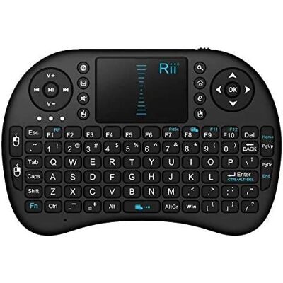 Rii Mini i8 Wireless (layout QWERTY USA) Mini tastiera con mouse touchpad integrato Rii Mini i8 Wireless (layout QWERTY USA) Mini tastiera con mouse touchpad integrato