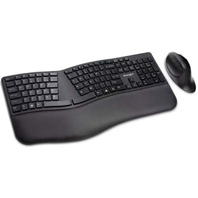 Kensington Set con Tastiera & Mouse wireless ergonomici ProFit Ergo Tastiera divisa con layout US, Mouse Ergo, Doppia funzionalità 2,4 GHz & Bluetooth, Per Chrome OS, macOS e Windows (K75406WW) Kensington Set con Tastiera & Mouse wireless ergonomici ProFit Ergo Tastiera divisa con layout US, Mouse Ergo, Doppia funzionalità 2,4 GHz & Bluetooth, Per Chrome OS, macOS e Windows (K75406WW)