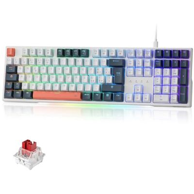 Redragon K668 Tastiera Gaming Meccanica Cablata RGB HotSwap Layout Italiano Redragon K668 Tastiera Gaming Meccanica Cablata RGB HotSwap Layout Italiano