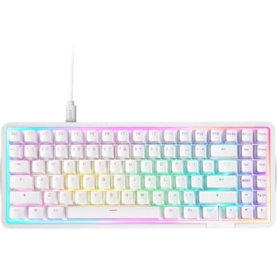 NZXT Function Elite MiniTKL Tastiera da gaming magnetica RGB Azionamento regolabile – interruttori effetto Hall a doppia guida – attivazione rapida – polling a 8K – UK-ISO Bianco NZXT Function Elite MiniTKL Tastiera da gaming magnetica RGB Azionamento regolabile – interruttori effetto Hall a doppia guida – attivazione rapida – polling a 8K – UK-ISO Bianco