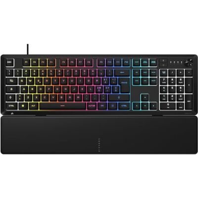 Corsair SKIFF 100 Tastiera da Gioco RGB Cablata Silenziosa – IT, Nero Corsair SKIFF 100 Tastiera da Gioco RGB Cablata Silenziosa – IT, Nero