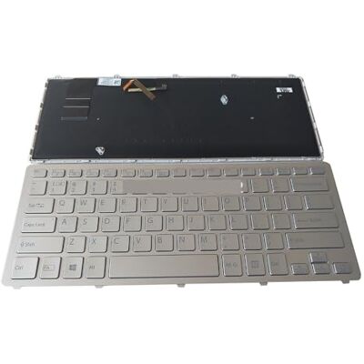 ZGGOZDH Tastiera Russa retroilluminata US UK RU per Sony per Vaio SVF14 SVF14N SVF14N11CXB SVF14N13CXS Tastiere retroilluminate Inglesi 14926402USX(SVF14N US) ZGGOZDH Tastiera Russa retroilluminata US UK RU per Sony per Vaio SVF14 SVF14N SVF14N11CXB SVF14N13CXS Tastiere retroilluminate Inglesi 14926402USX(SVF14N US)