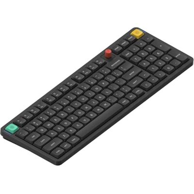 nuphy Air100 V3 Tastiera meccanica wireless a basso profilo, 99 tasti, layout 100%, struttura guarnizione con pulsante, hot swap, RGB, supporta Bluetooth/2,4 GHz/USB-C (layout americano) nuphy Air100 V3 Tastiera meccanica wireless a basso profilo, 99 tasti, layout 100%, struttura guarnizione con pulsante, hot swap, RGB, supporta Bluetooth/2,4 GHz/USB-C (layout americano)