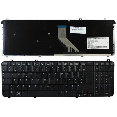 Power4Laptops Francese Nero Tastiera Sostitutiva per Portatili Compatibile con HP Pavilion DV6-1146ET Power4Laptops Francese Nero Tastiera Sostitutiva per Portatili Compatibile con HP Pavilion DV6-1146ET