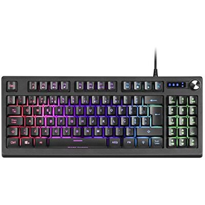Mars Gaming MKREVOPT, Tastiera TKL Compatta H-Mech e Tastierino Numerico, Illuminazione RGB, Lingua Portoghese Mars Gaming MKREVOPT, Tastiera TKL Compatta H-Mech e Tastierino Numerico, Illuminazione RGB, Lingua Portoghese