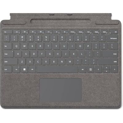 Microsoft Surface Pro Signature Keyboard con portapenne (per Surface Pro 8, 9, X) (QWERTY Italiano) Platino (Rinnovato) Microsoft Surface Pro Signature Keyboard con portapenne (per Surface Pro 8, 9, X) (QWERTY Italiano) Platino (Rinnovato)