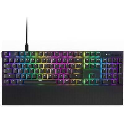 NZXT Function 2 2024 Tastiera gaming ottica full-size Polling rate 8K Switch ottici lineari Attuazione regolabile Keycaps PBT a doppio colpo RGB Hot swap Poggiapolsi Nera US (QWERTY) NZXT Function 2 2024 Tastiera gaming ottica full-size Polling rate 8K Switch ottici lineari Attuazione regolabile Keycaps PBT a doppio colpo RGB Hot swap Poggiapolsi Nera US (QWERTY)