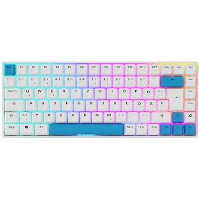 Sharkoon Skiller SGK50 S3 PBT, tastiera da gioco RGB, Gateron G PRO 3.0 giallo, layout 75% Sharkoon Skiller SGK50 S3 PBT, tastiera da gioco RGB, Gateron G PRO 3.0 giallo, layout 75%