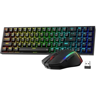 Redragon BS136 Combo Tastiera Mouse Gaming 3 Modalità RGB US Redragon BS136 Combo Tastiera Mouse Gaming 3 Modalità RGB US