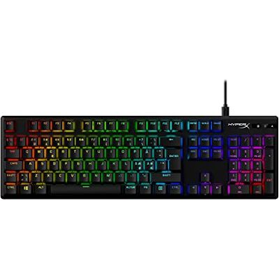 HyperX Alloy Origins PBT, Tastiera Meccanica da Gaming Cablata, Illuminazione RGB, Telaio in Alluminio, 80 Milioni di Pressioni, Copritasti presenti, 3 Dispositivi Collegabili, Layout Inglese, Nera HyperX Alloy Origins PBT, Tastiera Meccanica da Gaming Cablata, Illuminazione RGB, Telaio in Alluminio, 80 Milioni di Pressioni, Copritasti presenti, 3 Dispositivi Collegabili, Layout Inglese, Nera