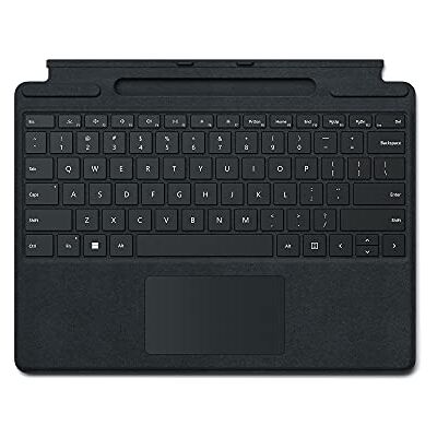 Microsoft Tastiera Surface Signature, nera, compatibile con Surface Pro 8 e Pro X (tastiera QWERTY) Microsoft Tastiera Surface Signature, nera, compatibile con Surface Pro 8 e Pro X (tastiera QWERTY)
