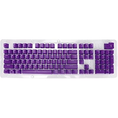 VBESTLIFE Copritasti Personalizzati, per Tastiera Meccanica 61/87/104 Tasti, Copritasti PBT Ergonomici con Profilo OEM, Copritasti Personalizzati Fai-da-te 106 Tasti, per PC Gamers(Viola) VBESTLIFE Copritasti Personalizzati, per Tastiera Meccanica 61/87/104 Tasti, Copritasti PBT Ergonomici con Profilo OEM, Copritasti Personalizzati Fai-da-te 106 Tasti, per PC Gamers(Viola)