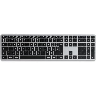 Satechi Tastiera Wireless Slim X3 QWERTY UK con Tastierino, Argento Satechi Tastiera Wireless Slim X3 QWERTY UK con Tastierino, Argento