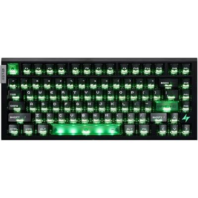ATK Tastiera da gioco RS7 Air 75% cablata effetto Hall Trigger rapido, azionamento regolabile, polling 8KHz, custodia in plastica, retroilluminazione RGB, latenza 0,08 ms ATK Tastiera da gioco RS7 Air 75% cablata effetto Hall Trigger rapido, azionamento regolabile, polling 8KHz, custodia in plastica, retroilluminazione RGB, latenza 0,08 ms