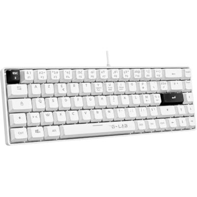 THE G-LAB Keyz Hydrogen Tastiera Gamer semi-meccanica 60% AZERTY FR THE G-LAB Keyz Hydrogen Tastiera Gamer semi-meccanica 60% AZERTY FR