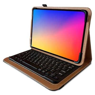 Navitech Custodia con tastiera Bluetooth rotante nera compatibile con tablet AOYODKG da 10 pollici Navitech Custodia con tastiera Bluetooth rotante nera compatibile con tablet AOYODKG da 10 pollici