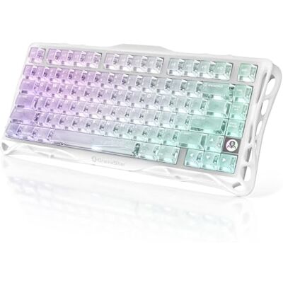GravaStar Mercury K1 Lite Tastiera Gaming Meccanica 75% Crystal Aurora GravaStar Mercury K1 Lite Tastiera Gaming Meccanica 75% Crystal Aurora