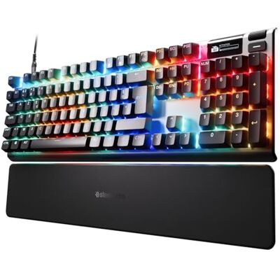 SteelSeries Apex Pro Gen 3, Tastiera Gaming HyperMagnetic, OmniPoint 3.0 switch ipermagnetici, Attuazione regolabile, Innesco rapido, Tocco rapido/SOCD, OLED, RGB, USB-C, FR Layout AZERTY SteelSeries Apex Pro Gen 3, Tastiera Gaming HyperMagnetic, OmniPoint 3.0 switch ipermagnetici, Attuazione regolabile, Innesco rapido, Tocco rapido/SOCD, OLED, RGB, USB-C, FR Layout AZERTY