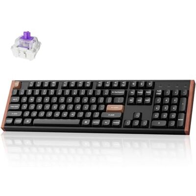 Keychron K10 HE Interruttore magnetico wireless Tastiera personalizzata Nero Interruttore a nebulosa a doppia guida Gateron (KBKCK10HF1) Keychron K10 HE Interruttore magnetico wireless Tastiera personalizzata Nero Interruttore a nebulosa a doppia guida Gateron (KBKCK10HF1)