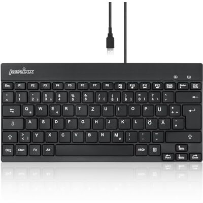 Perixx Periboard-426 Mini USB Interruttore a chiave a membrana QWERTY Nero Perixx Periboard-426 Mini USB Interruttore a chiave a membrana QWERTY Nero