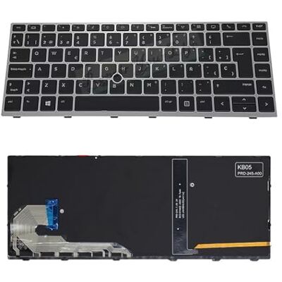 YANLUOZ Tastiera Russa retroilluminata per Laptop HP Elitebook 730 G5 735 830 836 G6 L07666-001 L13697-071 L15500-251(SP Original Backlig) YANLUOZ Tastiera Russa retroilluminata per Laptop HP Elitebook 730 G5 735 830 836 G6 L07666-001 L13697-071 L15500-251(SP Original Backlig)