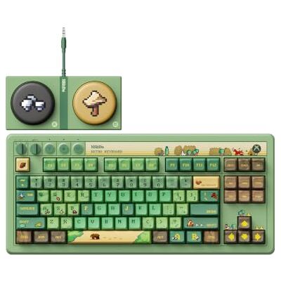 8Bitdo Retro 87 Mechanical Keyboard for Windows PC & Android, Forest Wonder ANSI US Layout 8Bitdo Retro 87 Mechanical Keyboard for Windows PC & Android, Forest Wonder ANSI US Layout