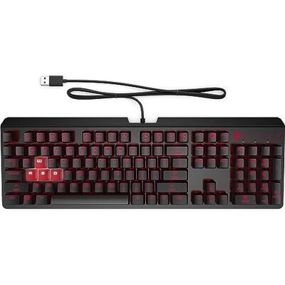 HP OMEN Encoder Tastatur Nero (6YW76AA#ABD) Red Cherry Keys HP OMEN Encoder Tastatur Nero (6YW76AA#ABD) Red Cherry Keys